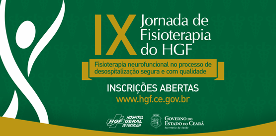 Abertas as inscrições para a IX Jornada de Fisioterapia do HGF