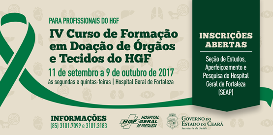 Abertas inscrições para o IV Curso de Formação em Doação de Órgãos e Tecidos