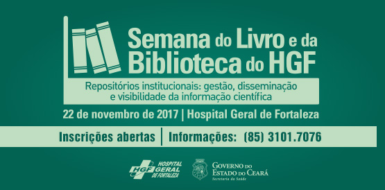 HGF abre inscrições para a III Semana da Biblioteca