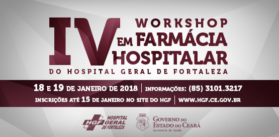 HGF abre inscrições para o IV Workshop em Farmácia Hospitalar
