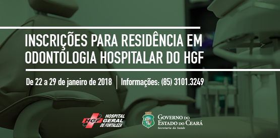 HGF inscreve para Residência em Odontologia Hospitalar