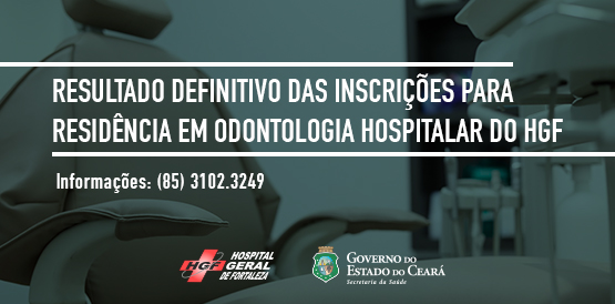 HGF divulga resultado definitivo da lista de inscritos para residência
