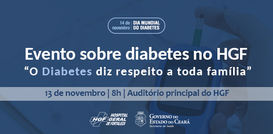 Pacientes do HGF participam de ação educativa sobre diabetes no dia 13