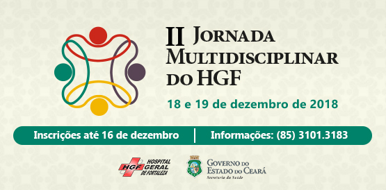 Inscrições abertas para Jornada Multidisciplinar do HGF