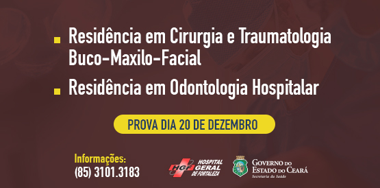 Provas das residências acontecem no dia 20 de dezembro