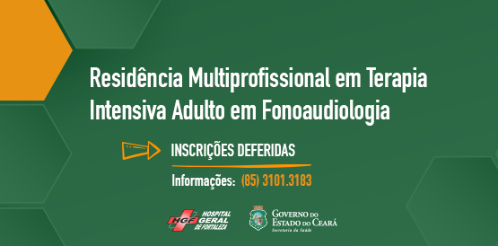Inscrições confirmadas da Residência Multiprofissional em Fonoaudiologia