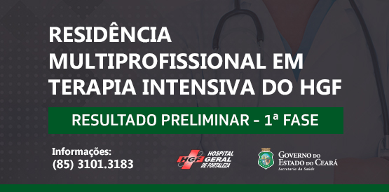 HGF divulga resultado preliminar da Residência em Terapia Intensiva Adulto
