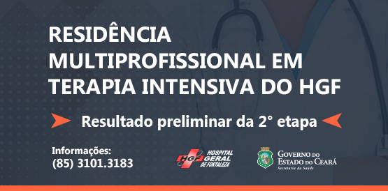 HGF divulga resultado preliminar da segunda etapa da Residência em Terapia Intensiva Adulto