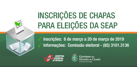 HGF convoca chapas para eleição da Seap