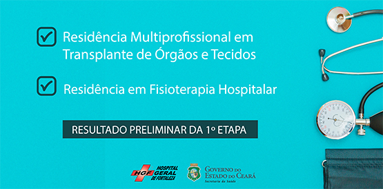 Divulgação de resultado preliminar das residências