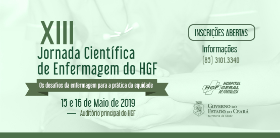 HGF abre inscrições para XIII Jornada Científica de Enfermagem