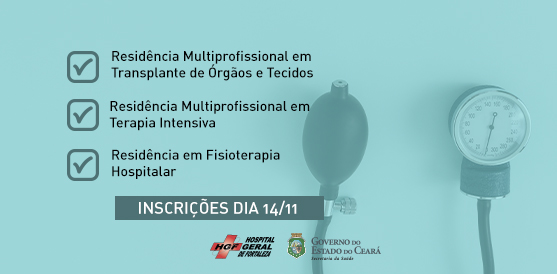 Inscrições para residências multiprofisionais e de fisioterapia