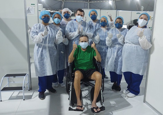 700 pacientes internados com Covid-19 no HGF estão recuperados