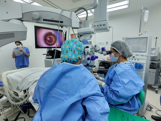 HGF realiza primeiras cirurgias oftalmológicas em 3D