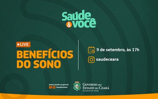 Saúde & Você debate benefícios do sono em live nesta quarta-feira, 9
