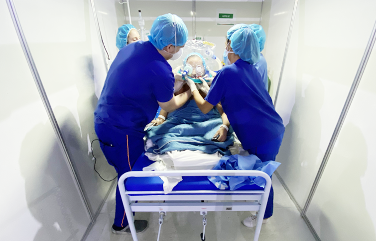 HGF tem primeiro paciente a utilizar o capacete Elmo