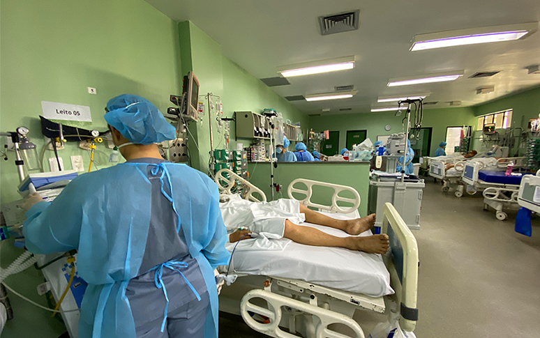 HGF tem 84 leitos de enfermaria e UTI ativos para pacientes com Covid-19