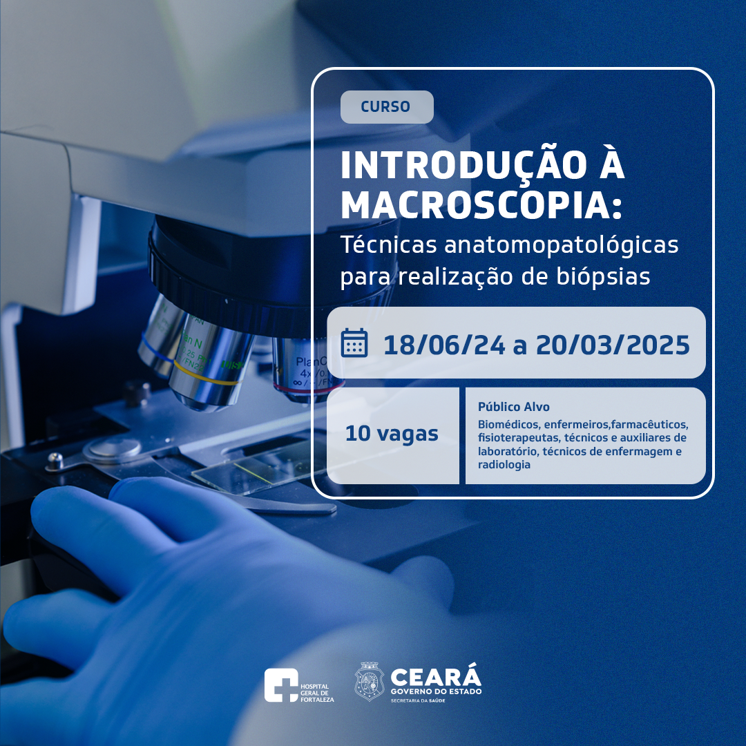 HGF promove curso de Introdução à Macroscopia: técnicas anatomopatológicas para biópsias