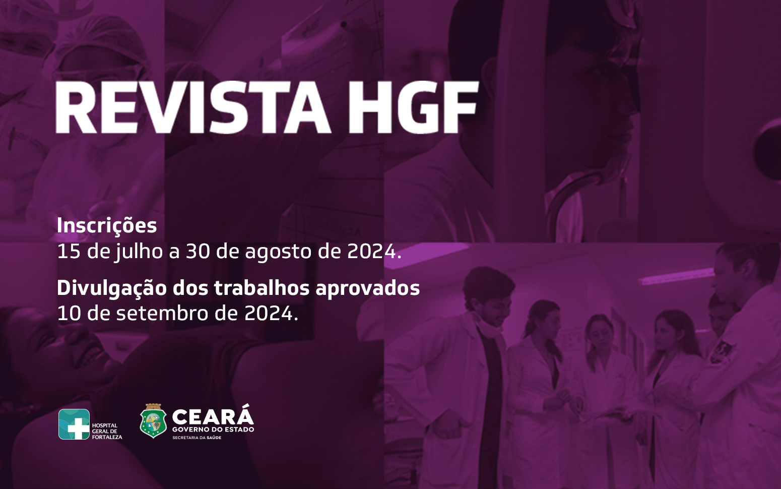 Revista HGF prorroga prazo de recebimento de artigos para 3º número de 2024