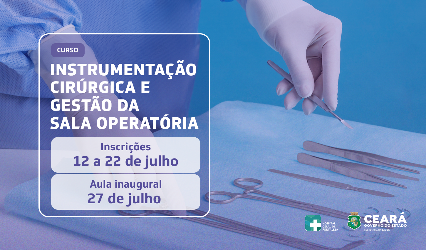 HGF promove curso de instrumentação cirúrgica e gestão da sala operatória