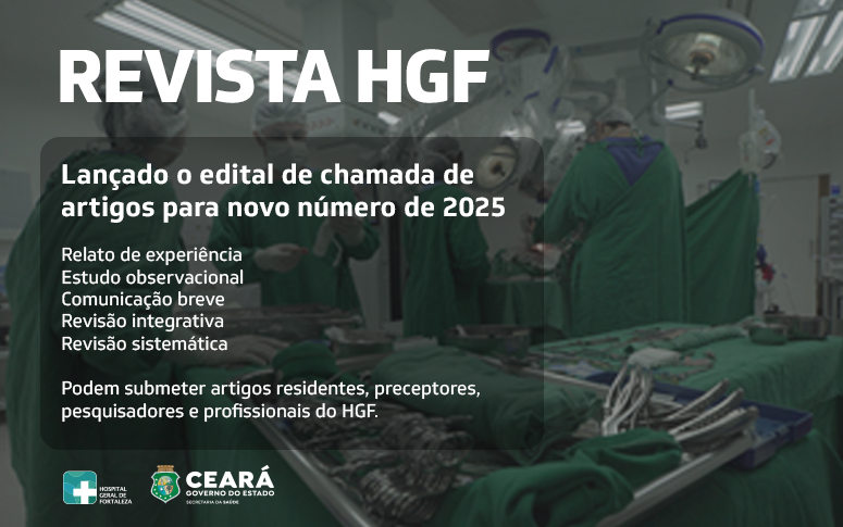 Revista HGF divulga edital de chamada de artigos para primeiro volume de 2025