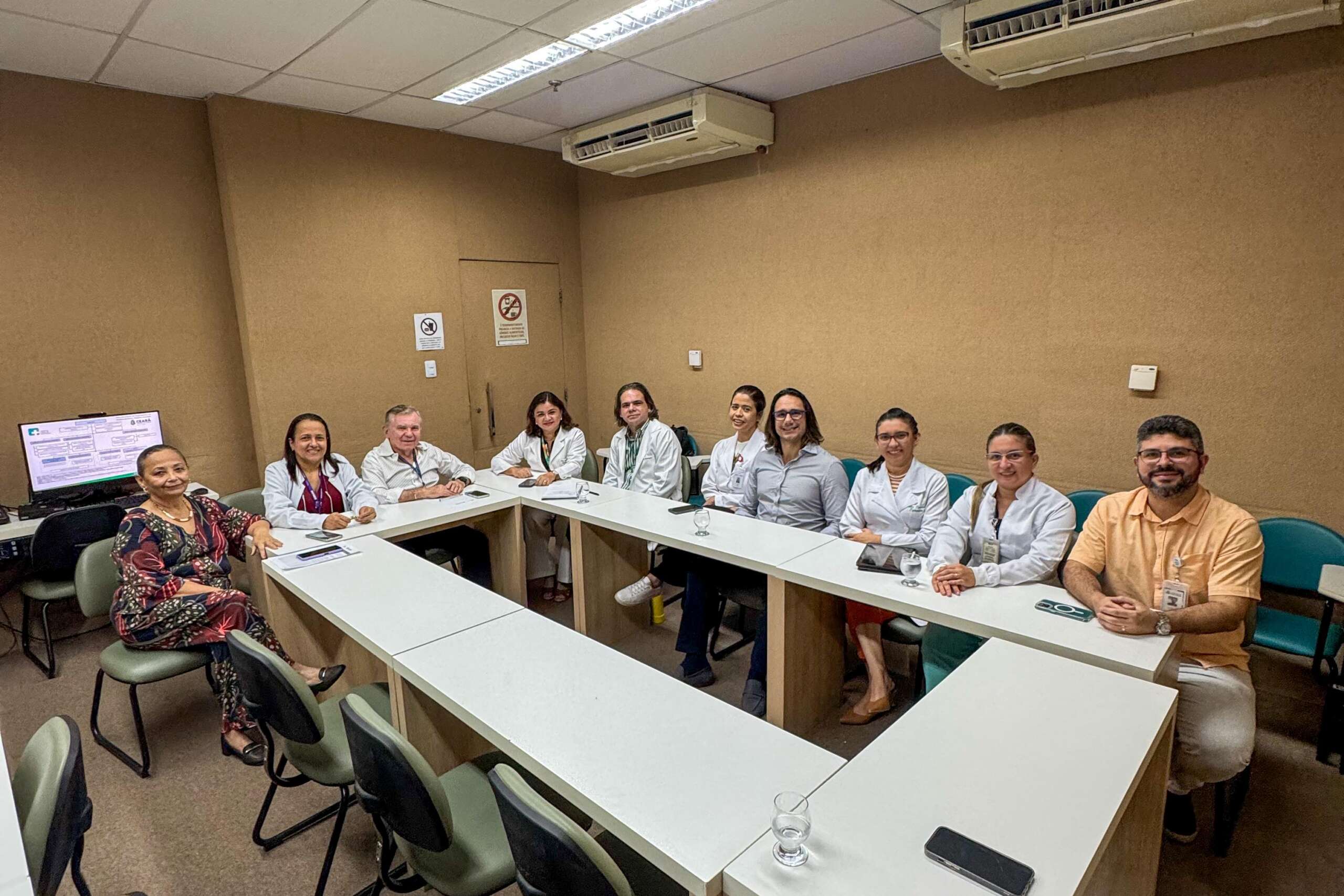 Intercâmbio de conhecimentos: Centro de Estudos do HM visita HGF