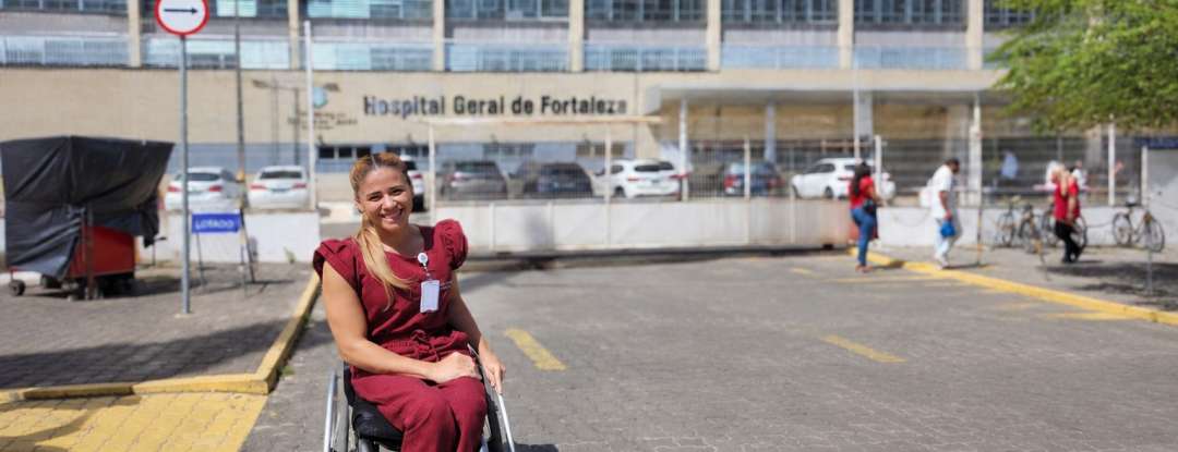 “HGF 57 anos: Eu faço parte dessa história”: de paciente na infância a profissional em formação, Fatima Fonseca reencontra o HGF décadas depois
