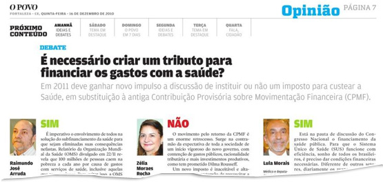 Arruda Bastos defende em artigo mais recursos para a saúde