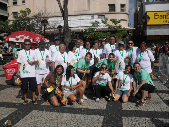 Reabilitação Pulmonar do HM participa da Corrida Cearense Contra o Fumo