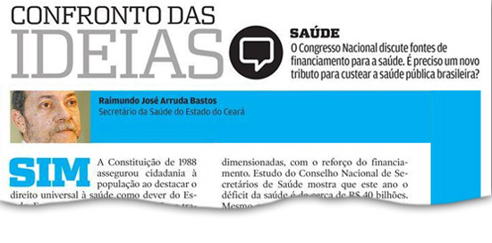 “Saúde: direito que precisa de financiamento”, diz Arruda Bastos em artigo no O Povo