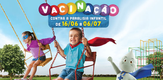 Campanha de vacinação contra paralisia infantil será lançada sexta, 15