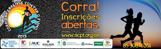Abertas as inscrições para a Corrida Cearense Contra o Fumo
