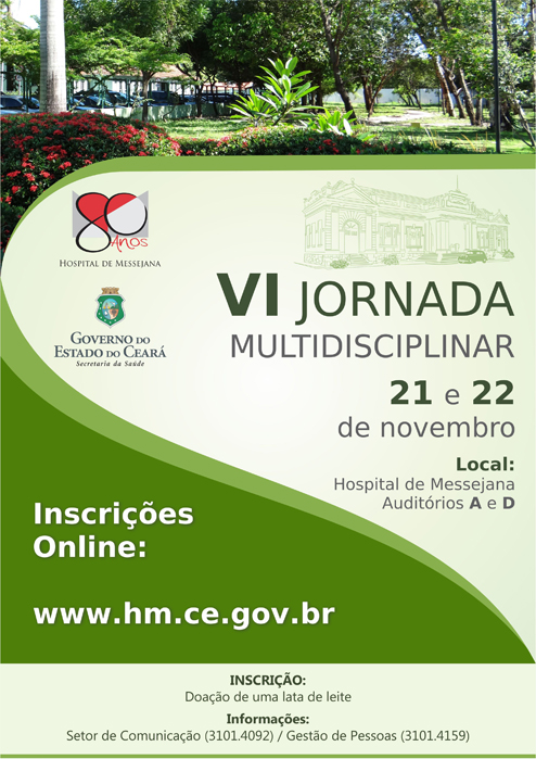 Jornada Multidisciplinar será realizada em comemoração aos 80 anos do HM