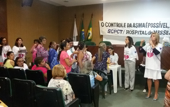 Pacientes do Procan realizam atividades no Dia de Combate à Asma