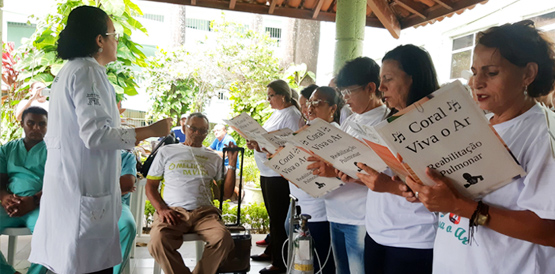 Coral Viva o Ar ajuda reabilitação de pacientes com doenças pulmonares