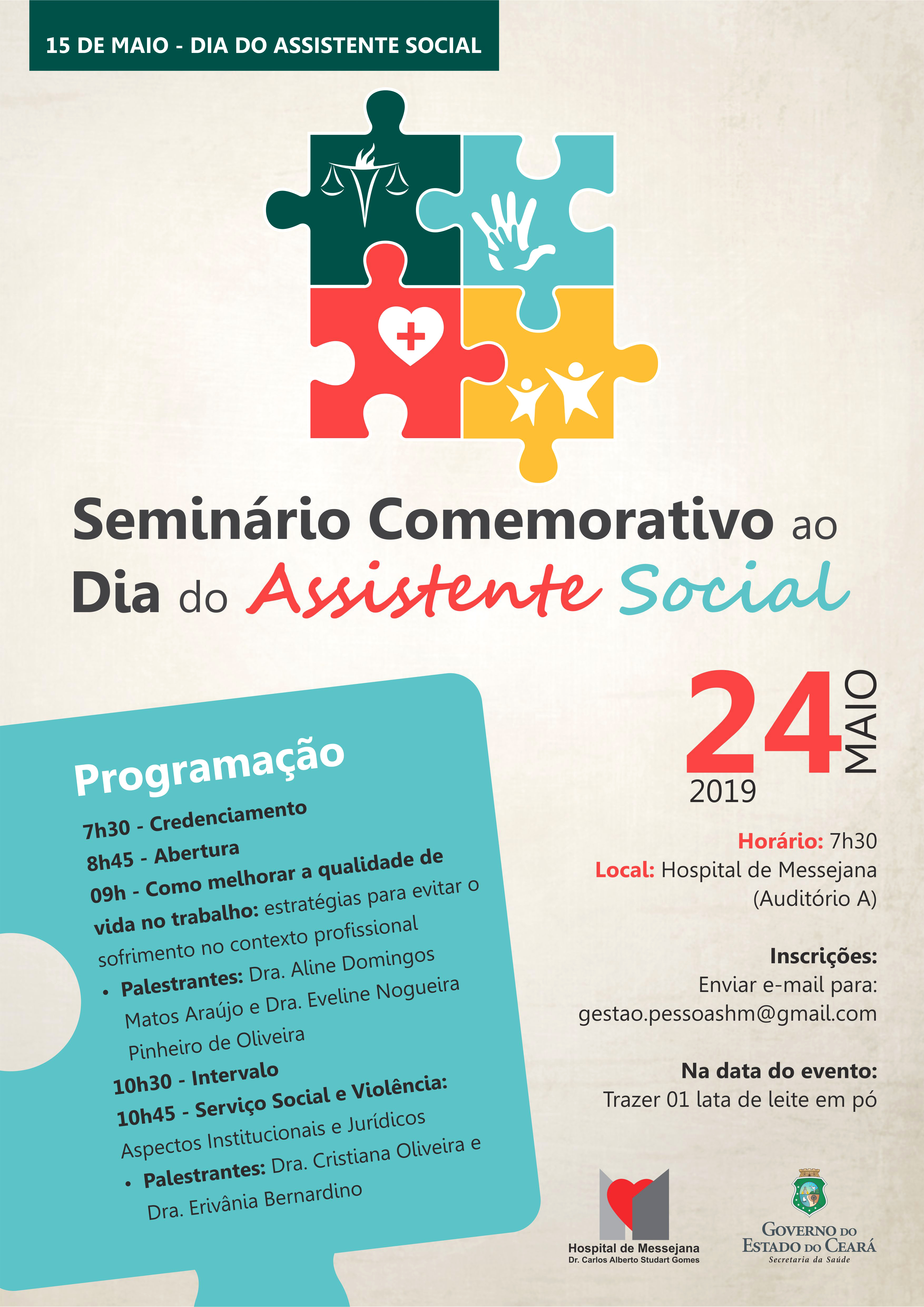 Serviço Social promove seminário comemorativo