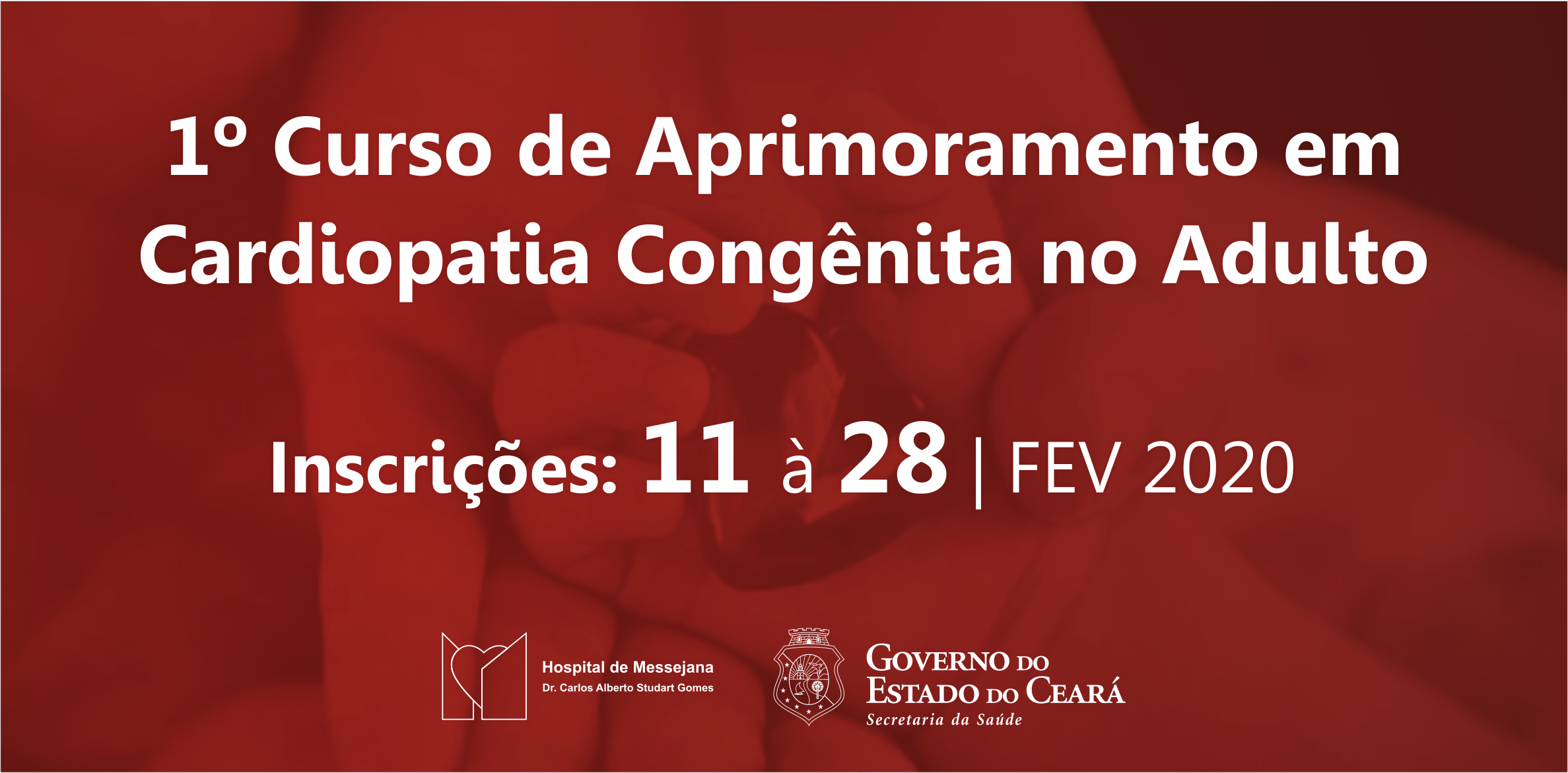 Inscrições para o 1° Curso de Aprimoramento em Cardiopatia Congênita no Adulto