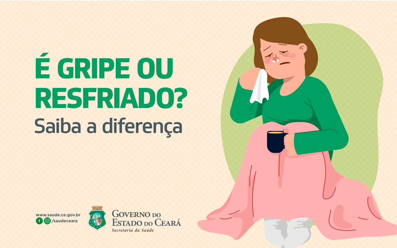 Conheça as diferenças e saiba como prevenir resfriados e gripes