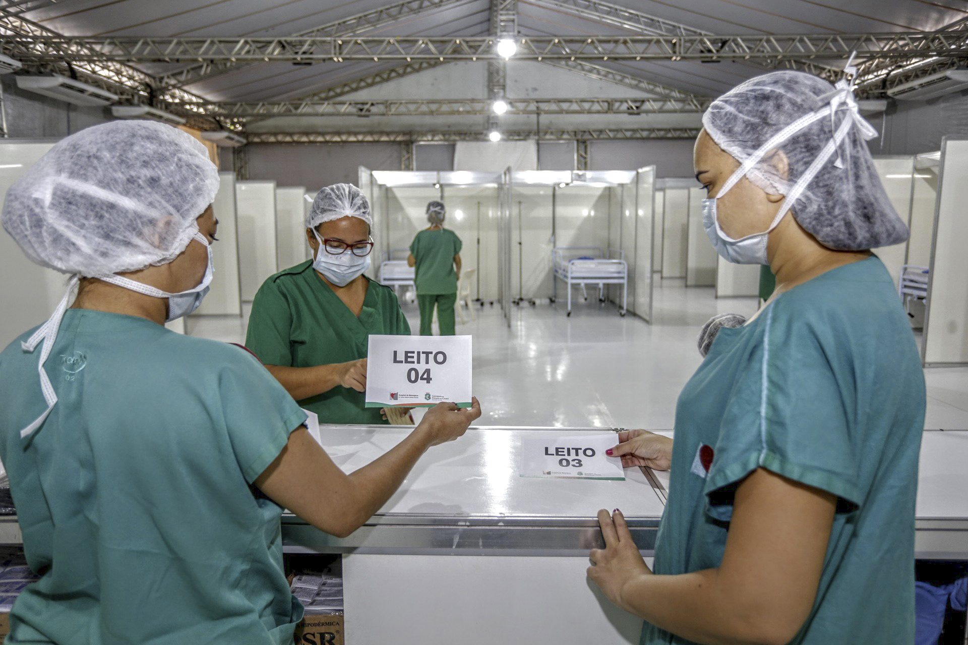 HM abre hospital de campanha com 35 leitos de enfermaria