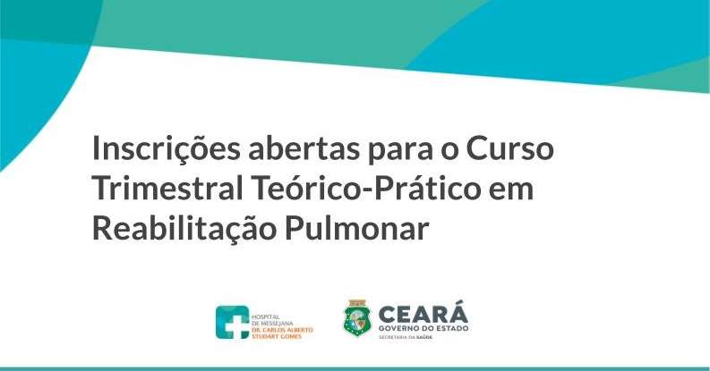 Confira o resultado final do Curso Trimestral em Reabilitação Pulmonar