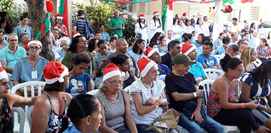 Pacientes do Hospital São José celebram o Natal