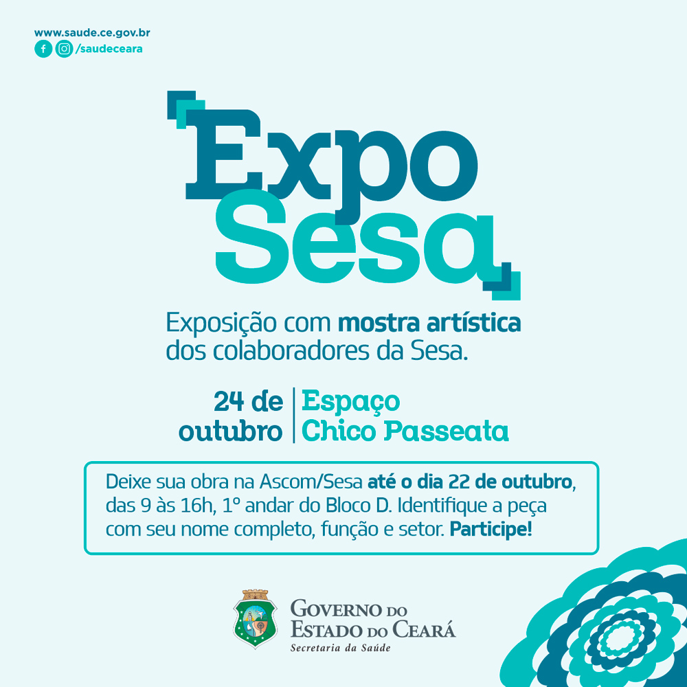 Recebimento de obras para ExpoSesa é prorrogada até terça, 22