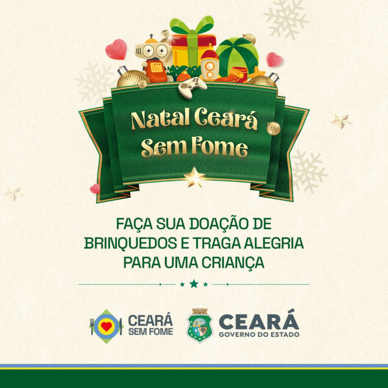 Hospital São José recebe doações de brinquedos para campanha Natal Ceará Sem Fome