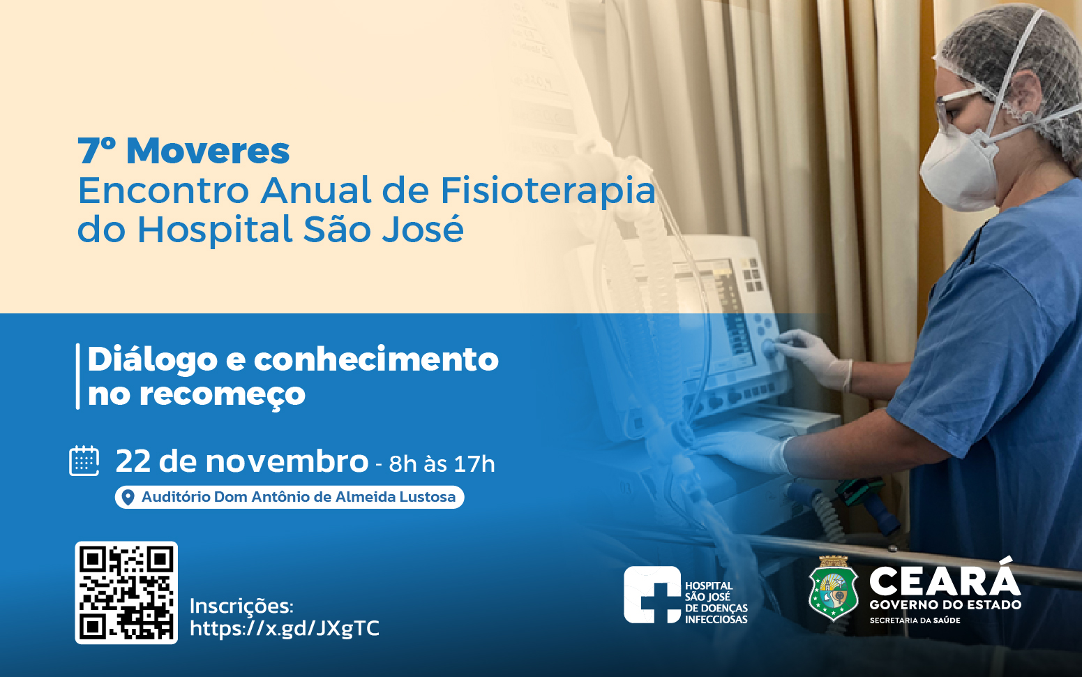 Moveres: HSJ está com inscrições abertas para sétima edição de encontro científico da Fisioterapia