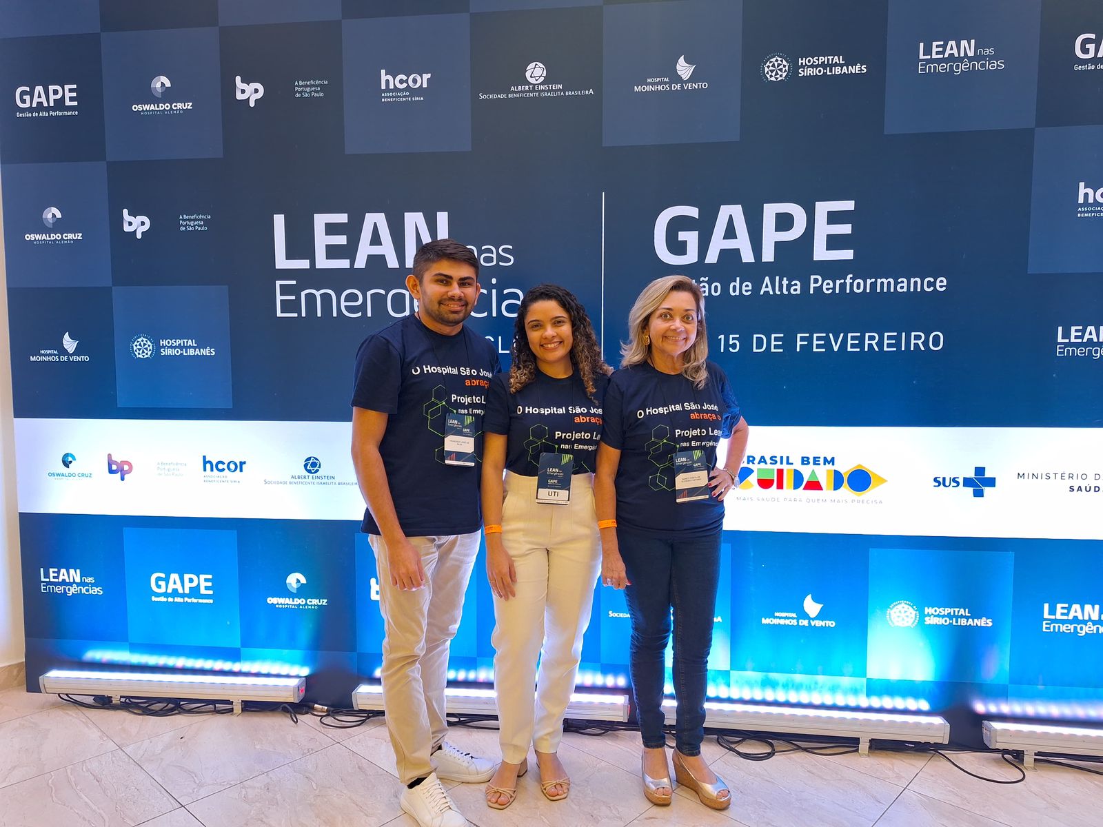 Equipe do Lean nas Emergências do HSJ participa de treinamento em São Paulo