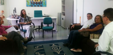 Issec recebe sindicato dos professores