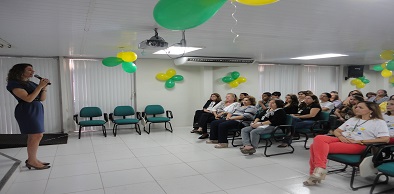 Danielle Lodette participa da I Semana da Qualidade de Vida do ISSEC