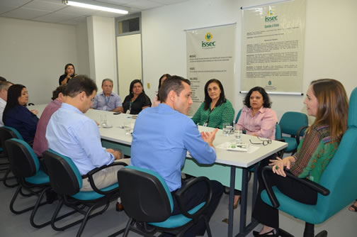 Secretário do Planejamento e Gestão faz visita ao ISSEC