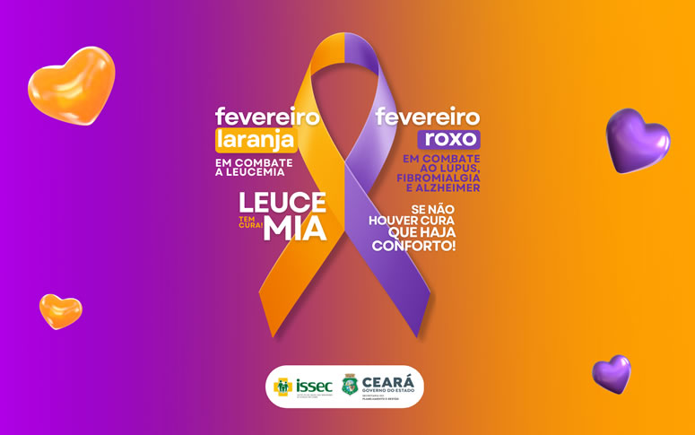 Fevereiro Laranja e Roxo
