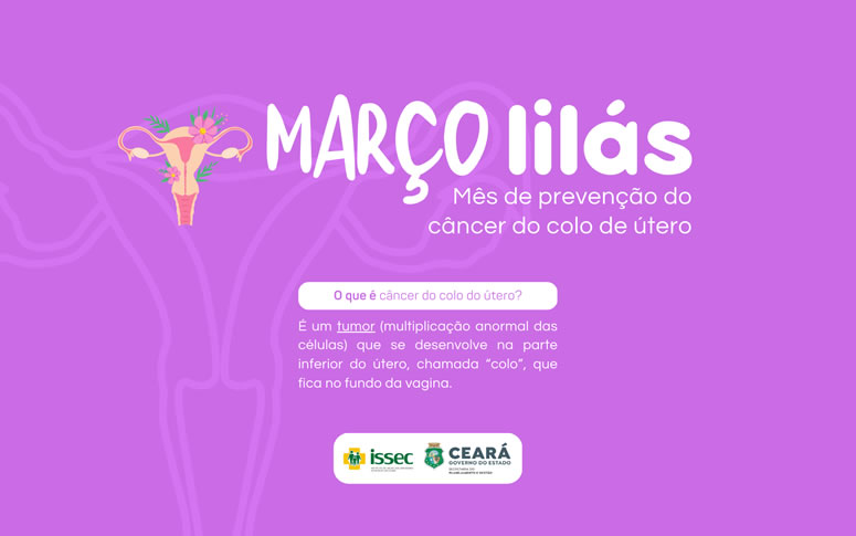 Março Lilás – Prevenção ao Câncer do Colo do Útero